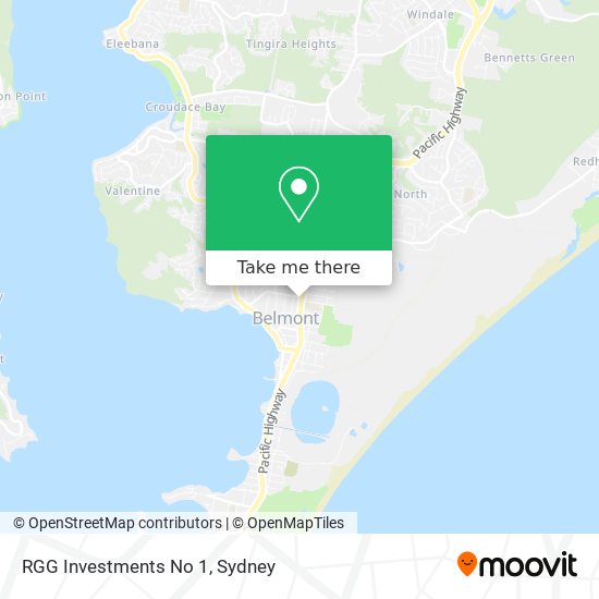 RGG Investments No 1 map