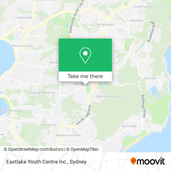 Eastlake Youth Centre Inc. map