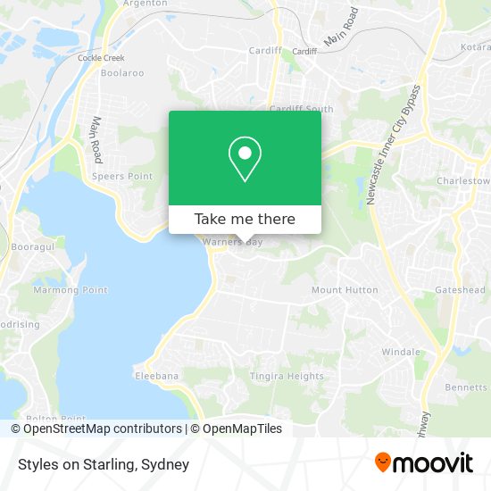 Styles on Starling map