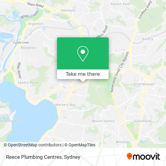 Mapa Reece Plumbing Centres