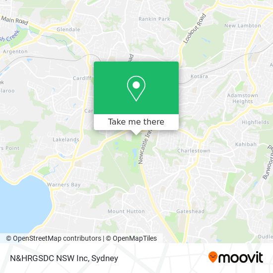 N&HRGSDC NSW Inc map