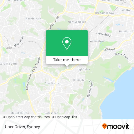 Uber Driver map