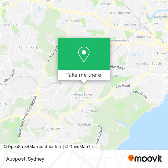 Auspost map