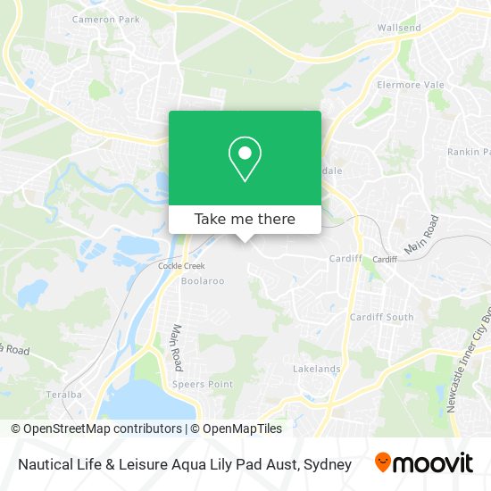 Nautical Life & Leisure Aqua Lily Pad Aust map