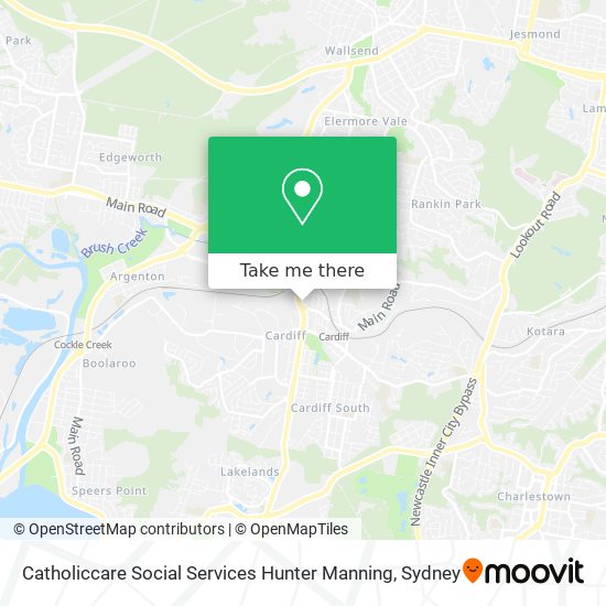 Mapa Catholiccare Social Services Hunter Manning
