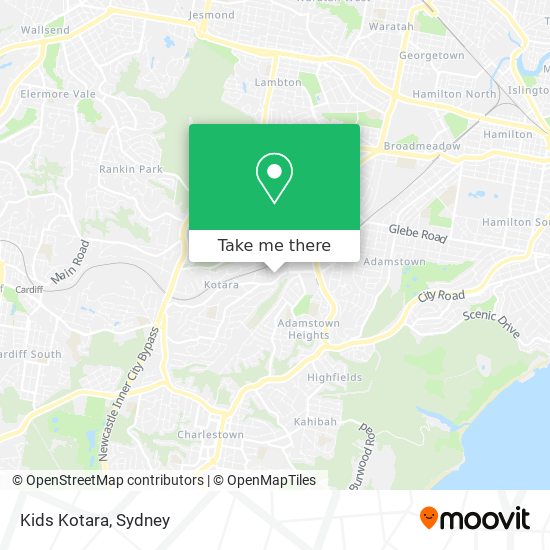 Kids Kotara map