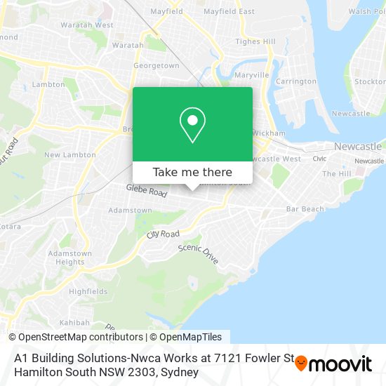 A1 Building Solutions-Nwca Works at 7121 Fowler St Hamilton South NSW 2303 map