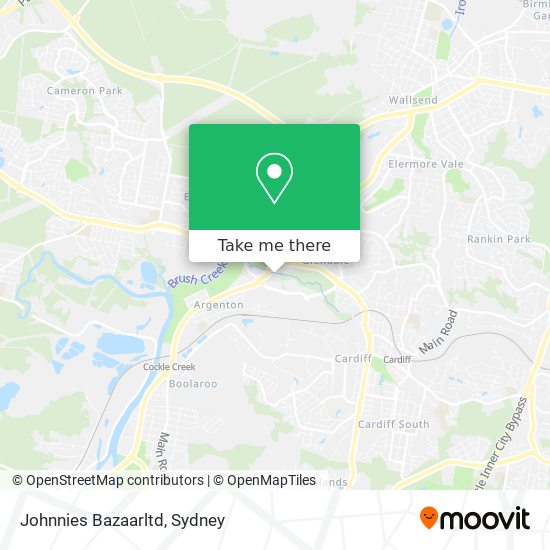 Johnnies Bazaarltd map