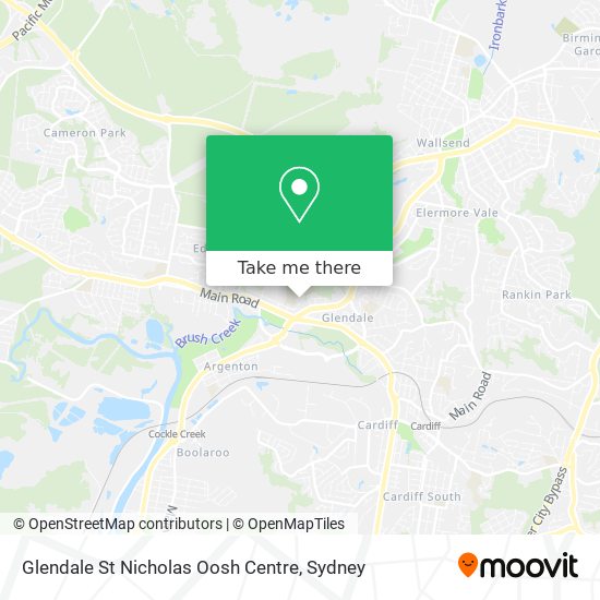 Glendale St Nicholas Oosh Centre map