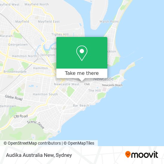 Audika Australia New map