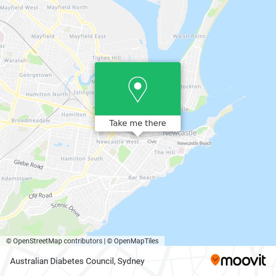 Australian Diabetes Council map