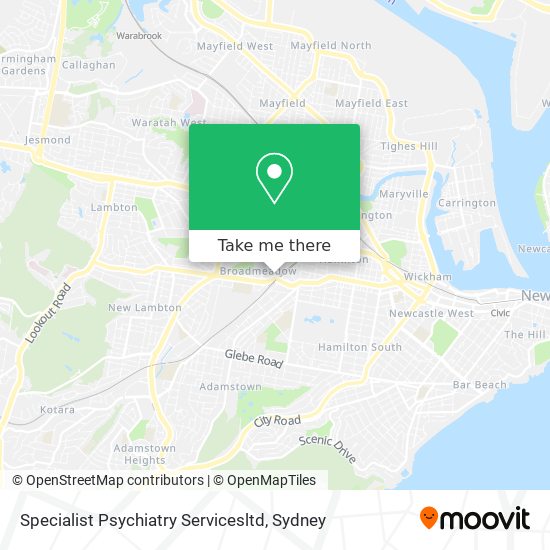 Specialist Psychiatry Servicesltd map