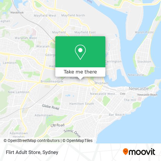Flirt Adult Store map
