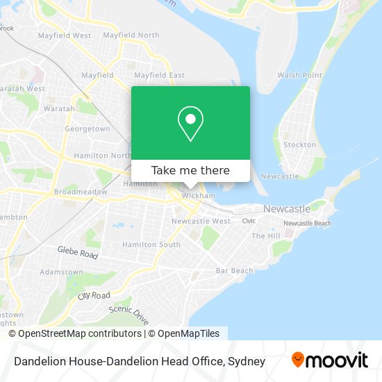 Dandelion House-Dandelion Head Office map