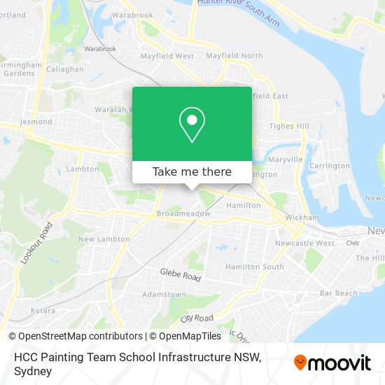 HCC Painting Team School Infrastructure NSW map