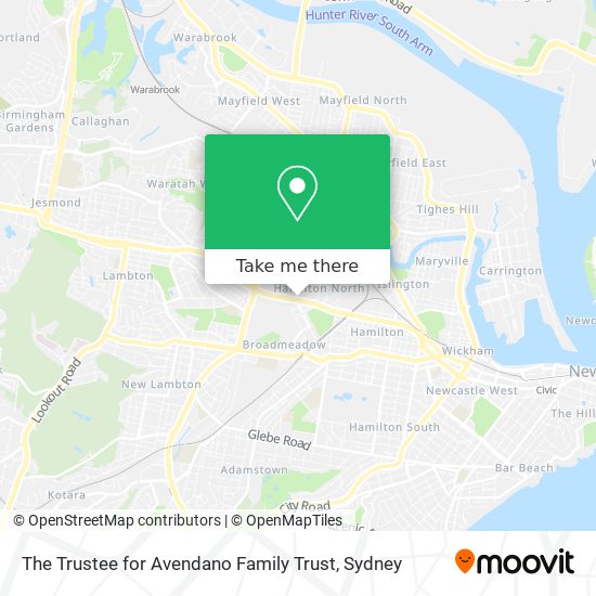 The Trustee for Avendano Family Trust map