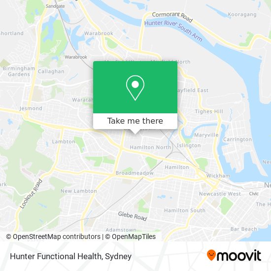 Hunter Functional Health map