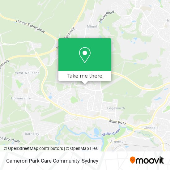 Cameron Park Care Community map