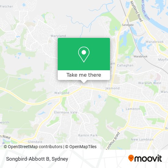 Mapa Songbird-Abbott B
