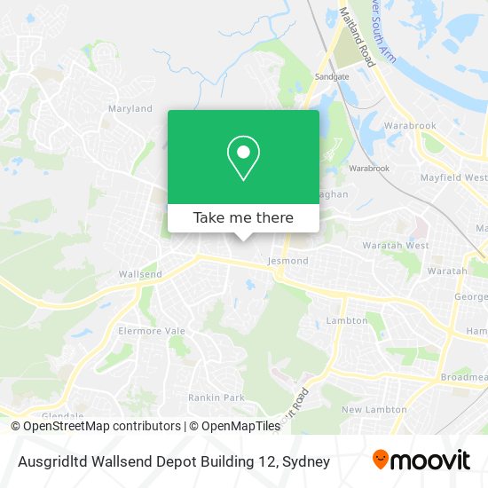 Ausgridltd Wallsend Depot Building 12 map