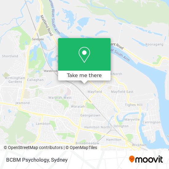 BCBM Psychology map