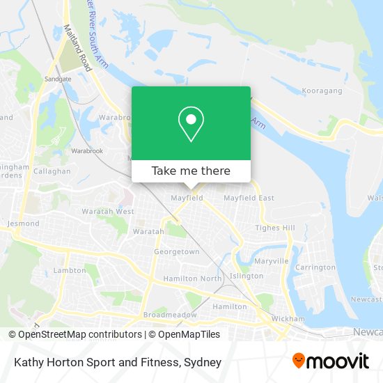 Kathy Horton Sport and Fitness map