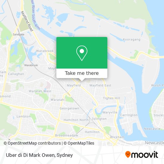 Mapa Uber di Di Mark Owen