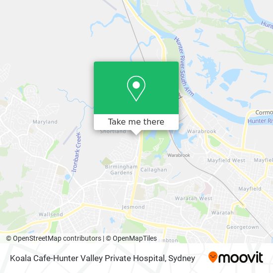 Koala Cafe-Hunter Valley Private Hospital map