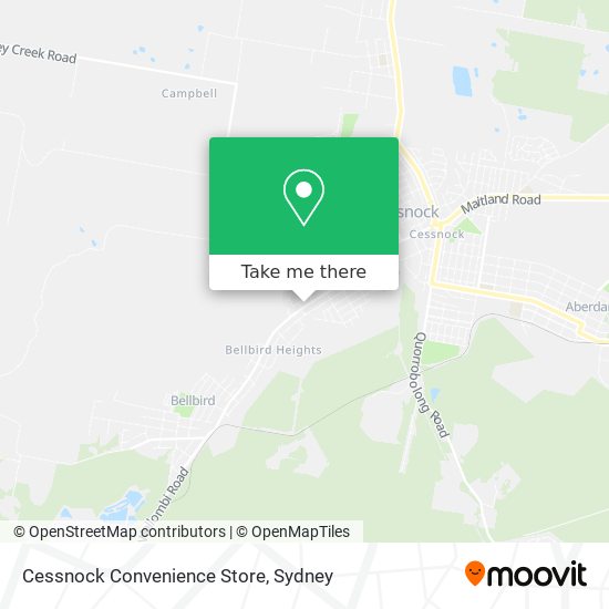 Cessnock Convenience Store map