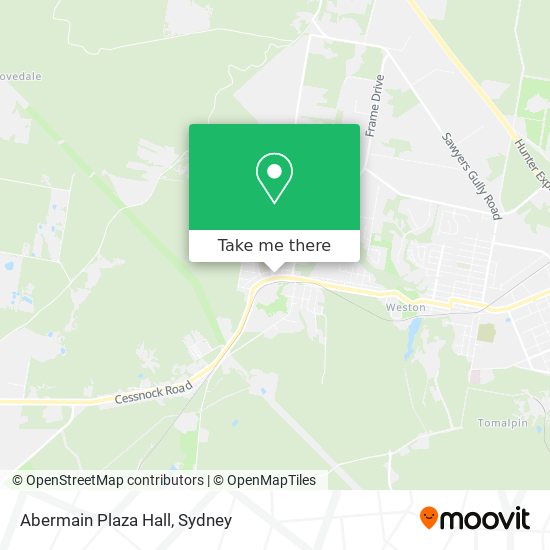 Abermain Plaza Hall map