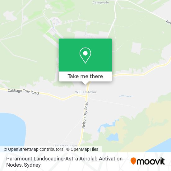 Paramount Landscaping-Astra Aerolab Activation Nodes map