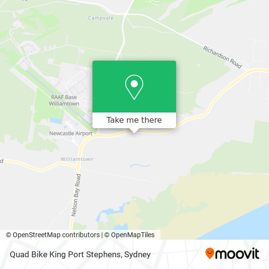 Mapa Quad Bike King Port Stephens