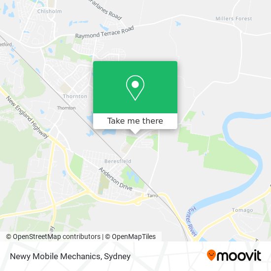 Newy Mobile Mechanics map