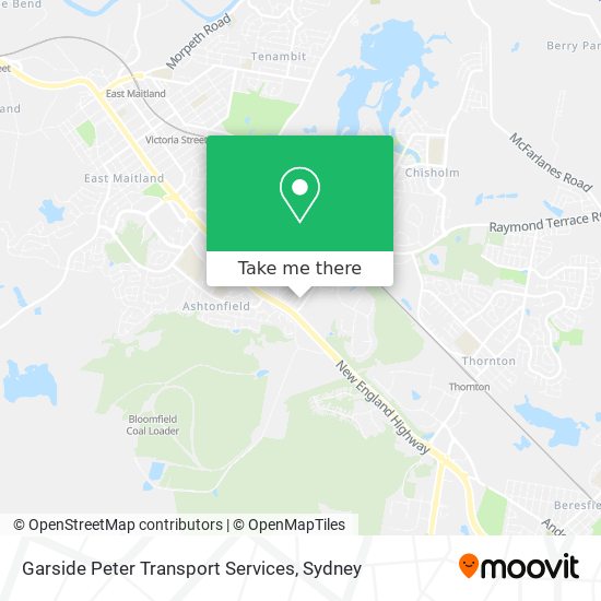Mapa Garside Peter Transport Services
