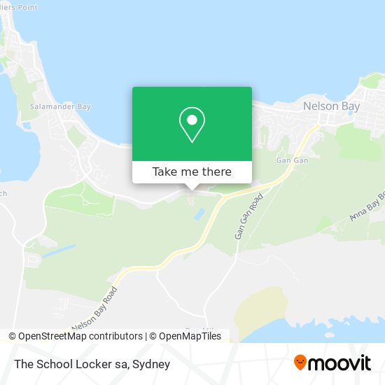 The School Locker sa map