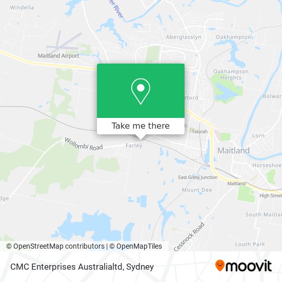 CMC Enterprises Australialtd map