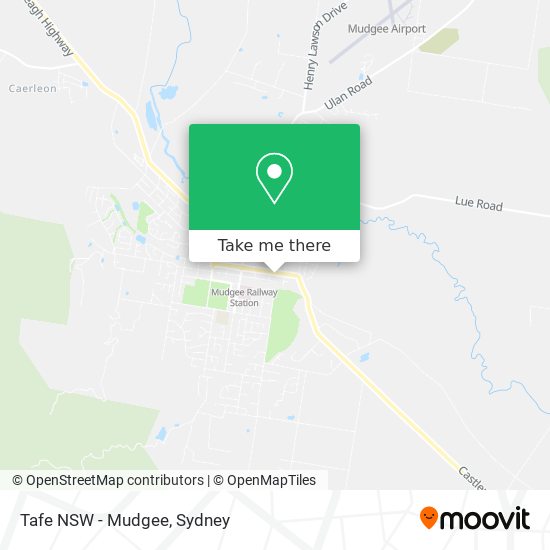 Tafe NSW - Mudgee map
