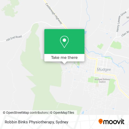 Robbin Binks Physiotherapy map
