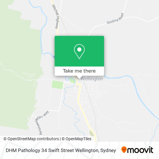 DHM Pathology 34 Swift Street Wellington map