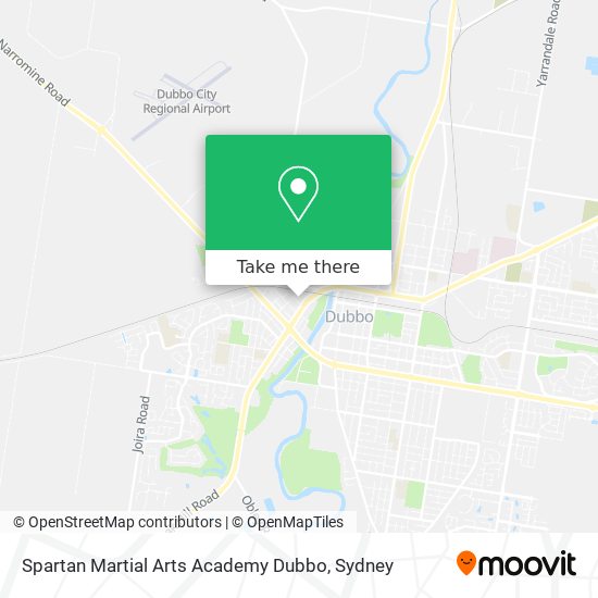 Spartan Martial Arts Academy Dubbo map