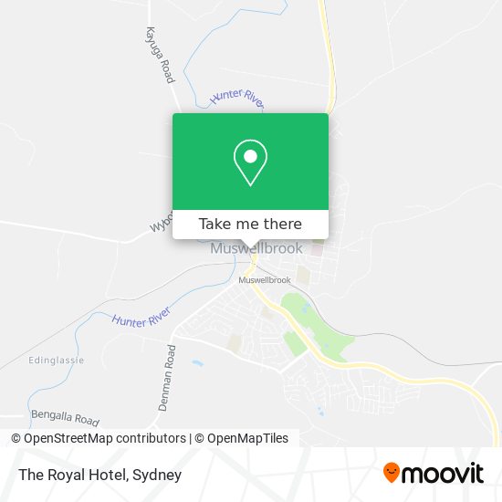 The Royal Hotel map