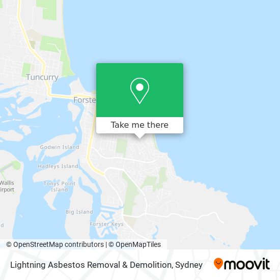 Lightning Asbestos Removal & Demolition map