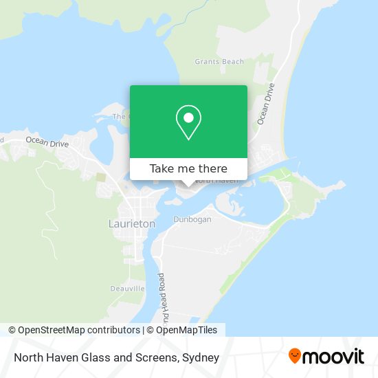 North Haven Glass and Screens map