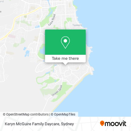 Keryn McGuire Family Daycare map