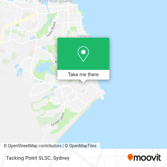 Tacking Point SLSC map