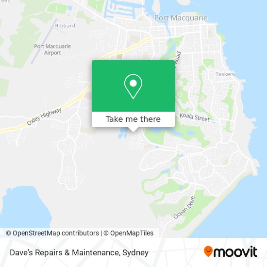 Dave's Repairs & Maintenance map