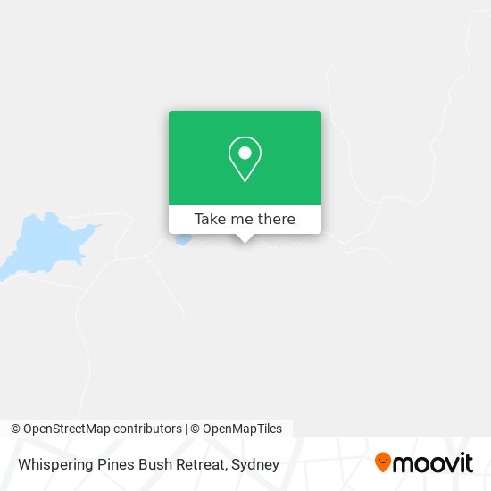 Whispering Pines Bush Retreat map