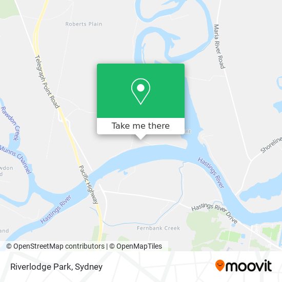Riverlodge Park map