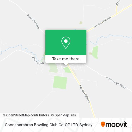 Coonabarabran Bowling Club Co-OP LTD map