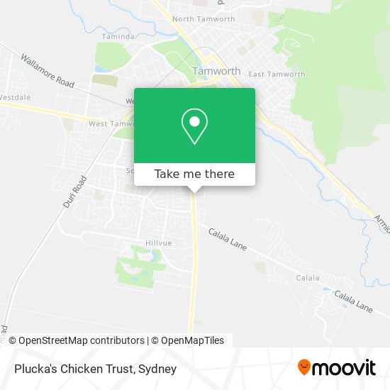 Plucka's Chicken Trust map